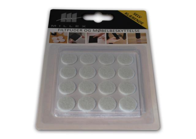 MILLEX 32 STK. VILT - 18MM. WIT
