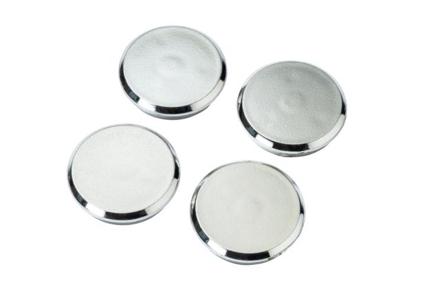 MAGNEET 4STK CHROOM Ø30MM  