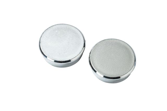 MAGNEET 2STK CHROOM Ø35MM  