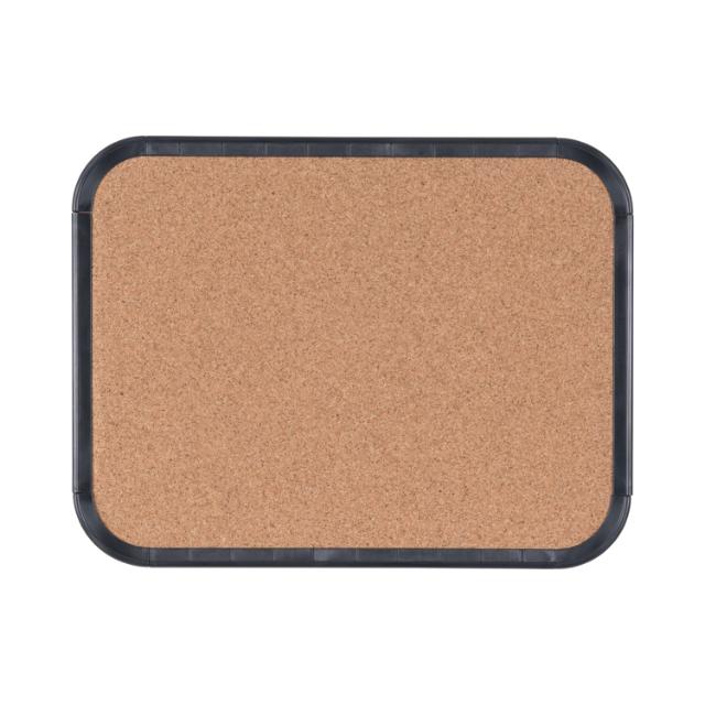 MILLEX ECO PRIKBORD MET ZWART FRAME RECHTHOEKIG 35,5X28CM - KURK