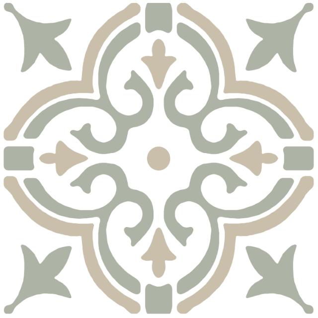 D-C-FIX CLASSIC VLOERTEGELS - MOTIF GREEN
