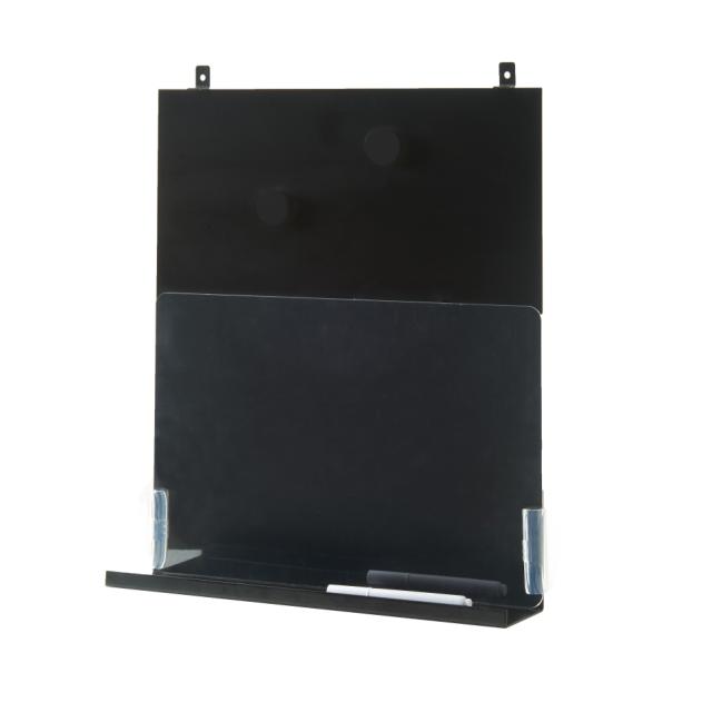 MILLEX MAGNEET EN SCHRIJFBORD MET LEGBORD VOOR AK.PANELEN ZWART