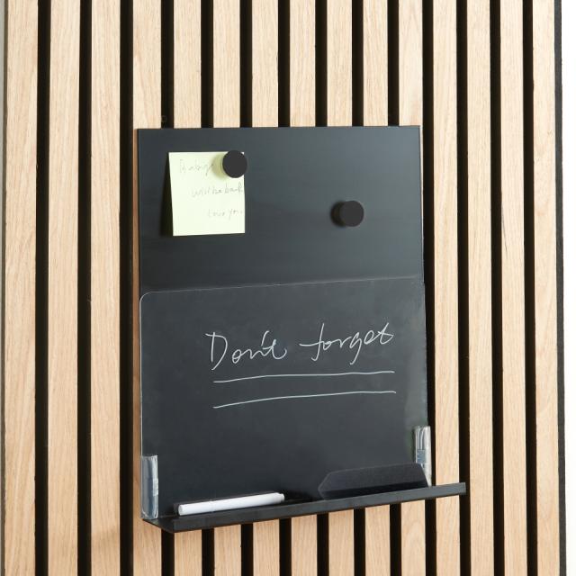 MILLEX MAGNEET EN SCHRIJFBORD MET LEGBORD VOOR AK.PANELEN ZWART