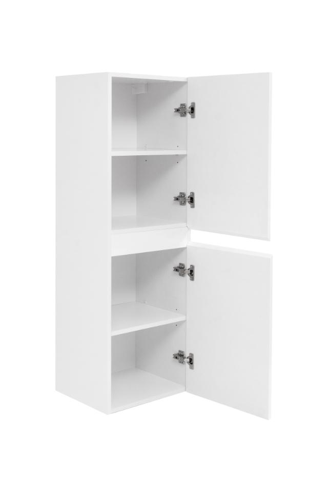VENEDIG KOLOMKAST WIT HOOGGLANS – 40X125X33 CM