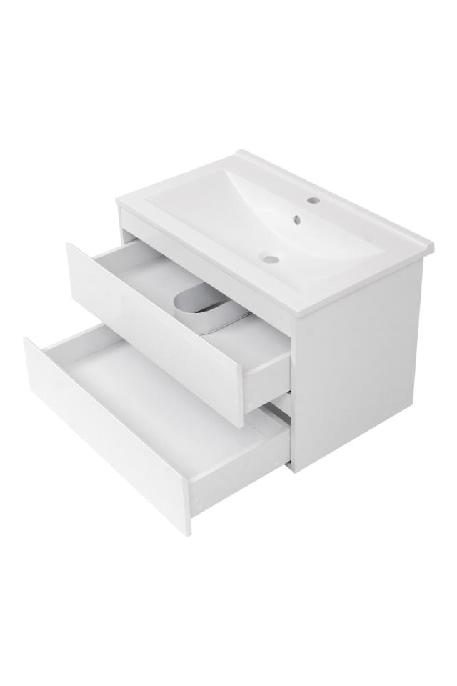 VENEDIG BADKAMERMEUBEL 60 CM – WIT HOOGGLANS