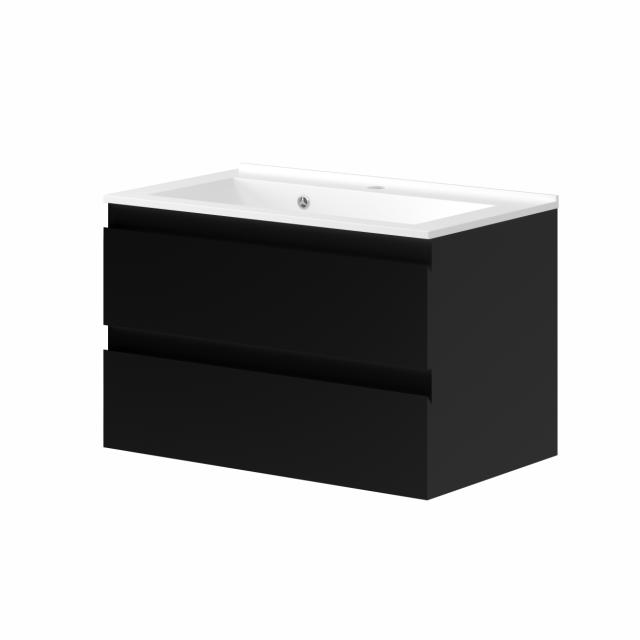 VENEDIG BADKAMERMEUBEL 80 CM – MAT ZWART