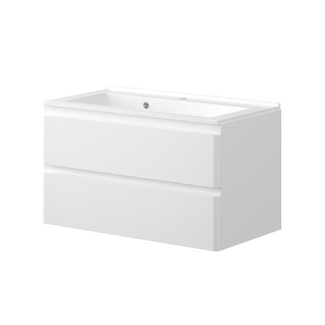MIAMI 90 CM. BADKAMERMEUBEL – HOOGGLANS WIT