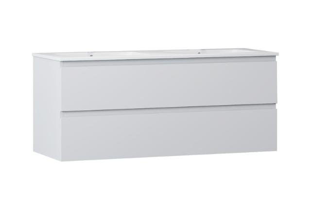 NORTIQ BRAZIL MEUBELSET 2 LADES INCL WASTAFEL 120CM GLANS WIT