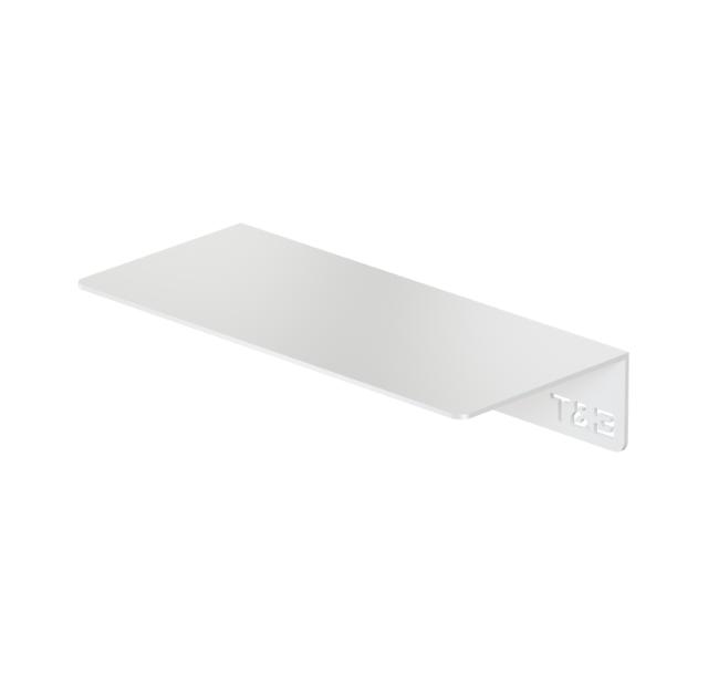 T&B BADKAMER WANDPLANK - MEDIUM T1  20CM- MAT WIT