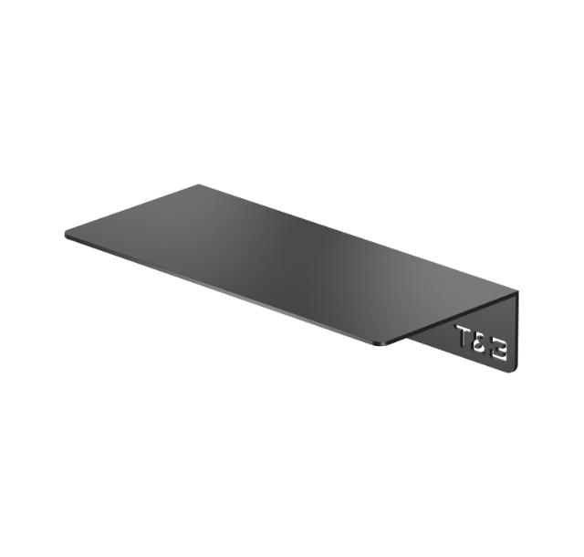 T&B BADKAMER WANDPLANK - MEDIUM T1  20CM - MAT ZWART