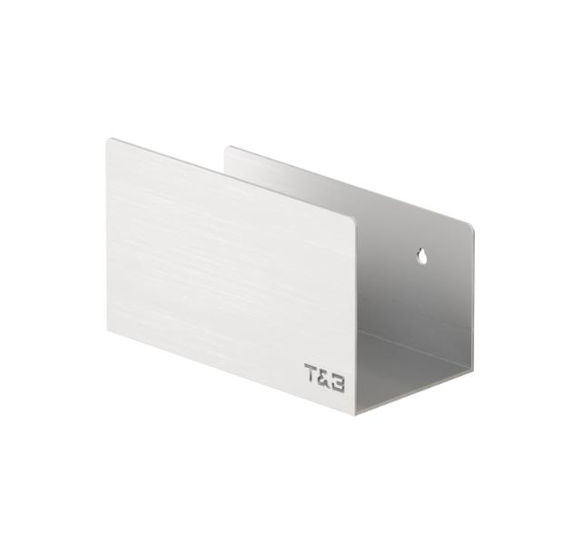 T&B BADKAMER WANDPLANK - MEDIUM T2 20CM - GEBORSTELD ALU