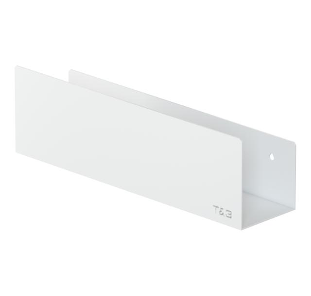T&B BADKAMER WANDPLANK - GROOT T2 40CM - MAT WIT