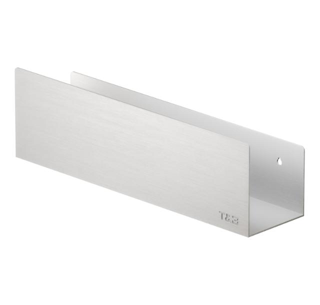 T&B BADKAMER WANDPLANK - GROOT T2 40CM - GEBORSTELD ALU