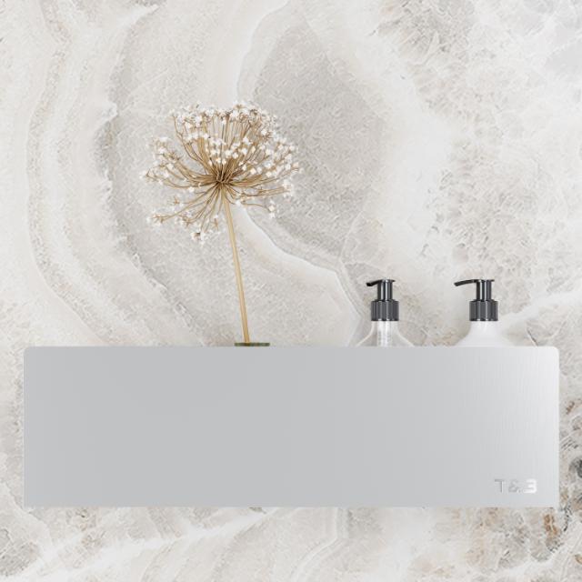 T&B BADKAMER WANDPLANK - GROOT T2 40CM - GEBORSTELD ALU