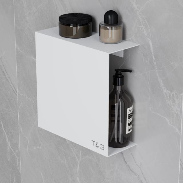 T&B BADKAMER WANDPLANK - T3 25CM - MAT WIT 