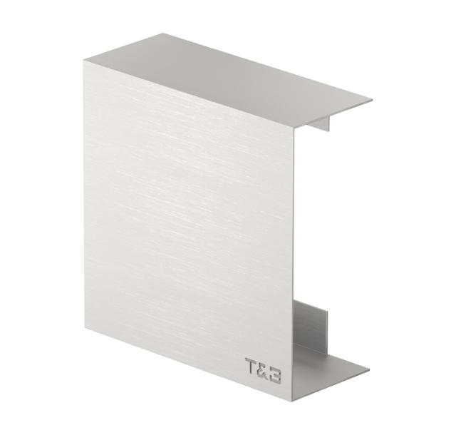 T&B BADKAMER WANDPLANK - T3 25CM - GEBORSTELD ALU