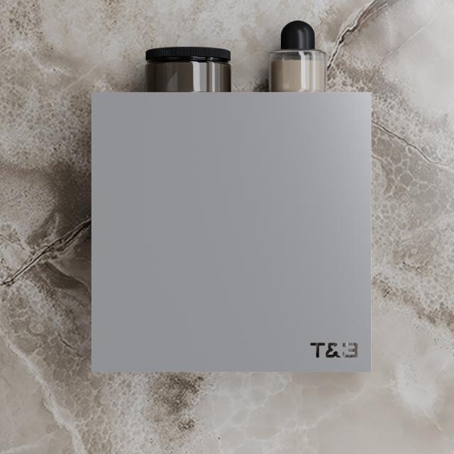 T&B BADKAMER WANDPLANK - T3 25CM - GEBORSTELD ALU