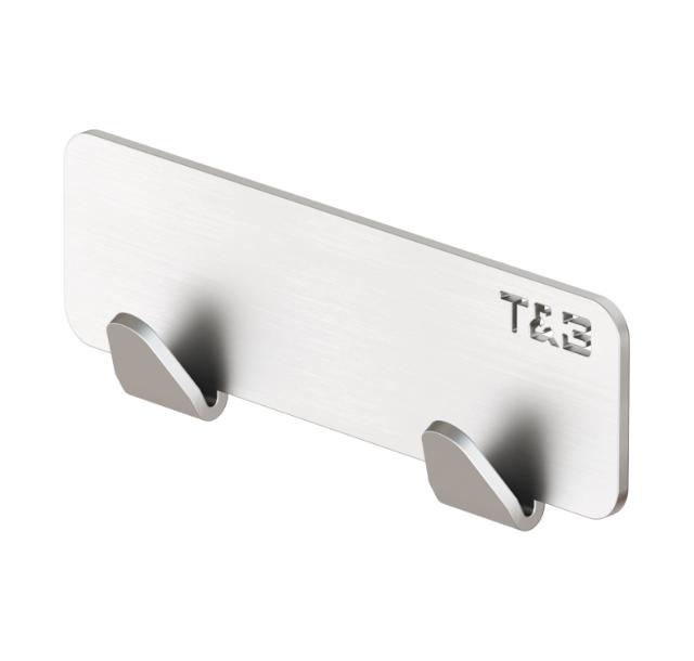 T&B DUBBELE HAAK - GEBORSTELD ALU