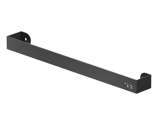 T&B HANDDOEKSTANG - 2 - MAT ZWART