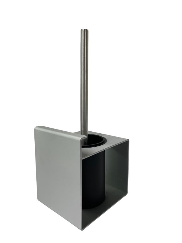 TB TOILETBORSTEL M/ WANDHOUDER - ALU