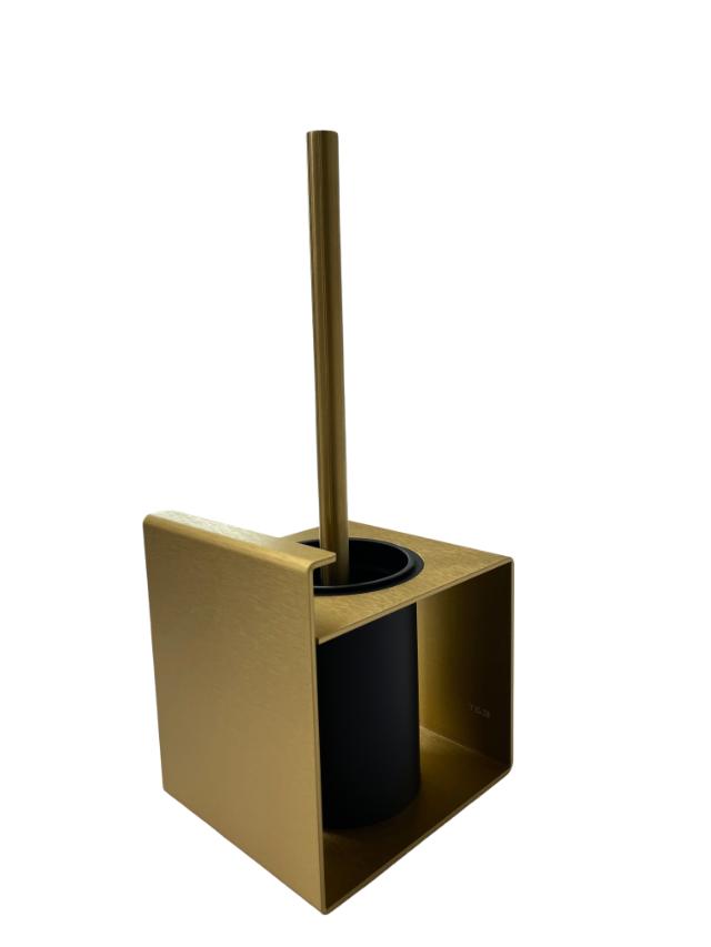 TB TOILETBORSTEL M/ WANDHOUDER - GOUD