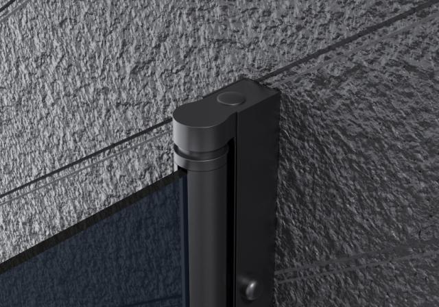 YSTAD DOUCHEWAND – 90X90X190 ROOKGLAS