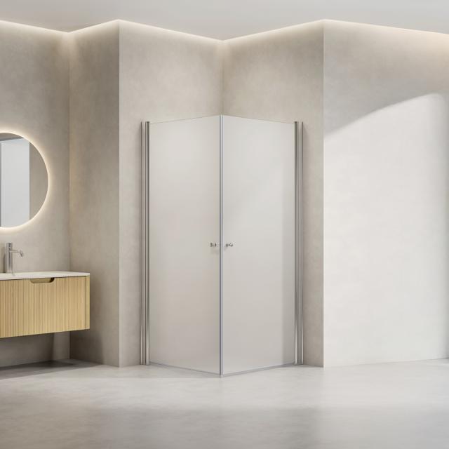 YSTAD DOUCHEWAND – 90X90X190 MATGLAS