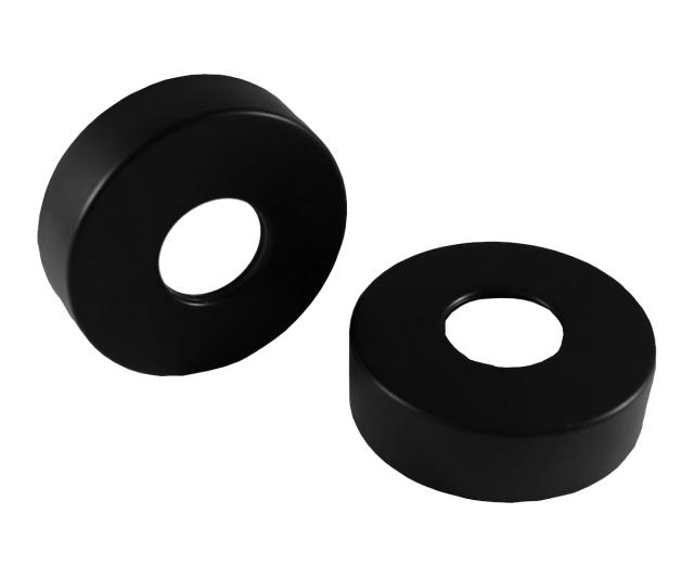 NORTIQ 2 ST. ROZETTEN - 3/4 / Ø70 MM - MAT ZWART