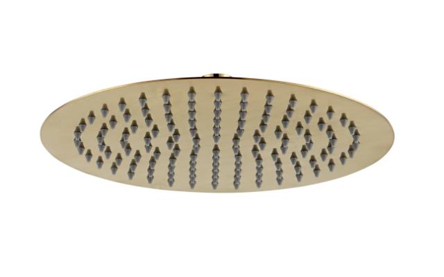 BLUERAIN 250 MM. HOOFDDOUCHE - ANTIEK MESSING