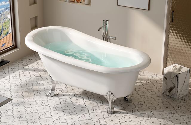 NORTIQ VICTORIA BADKUIP - 150 X 75 CM - WIT HOOGGLANS
