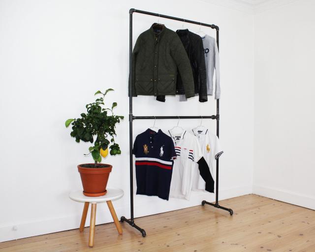 SIMPLE RACKS TRIBECA KLEDINGREK - H:210 X B: 63 X D:50 CM